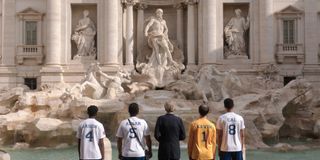 On tour in Rome in The Beautiful Game.