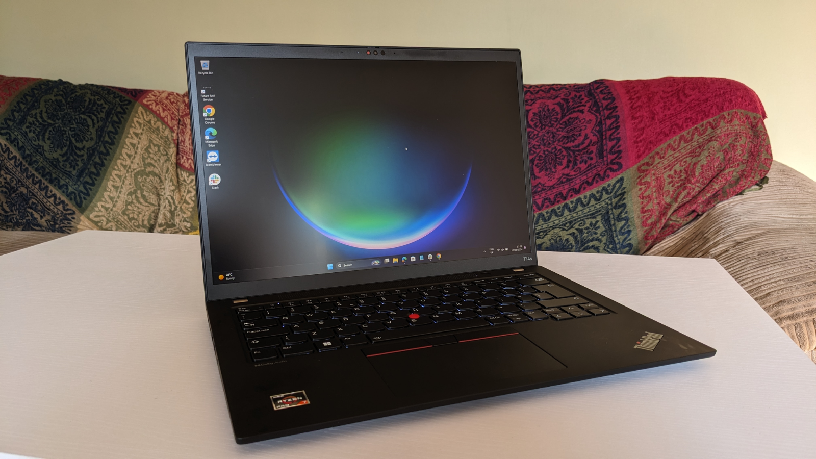 Lenovo ThinkPad T14s Gen 4 during our review