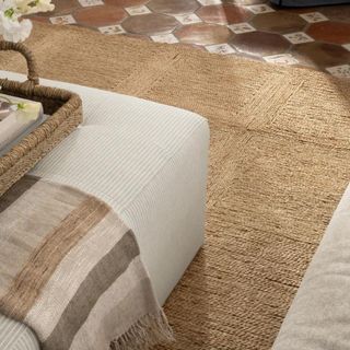 Pieced Handwoven Jute Rug