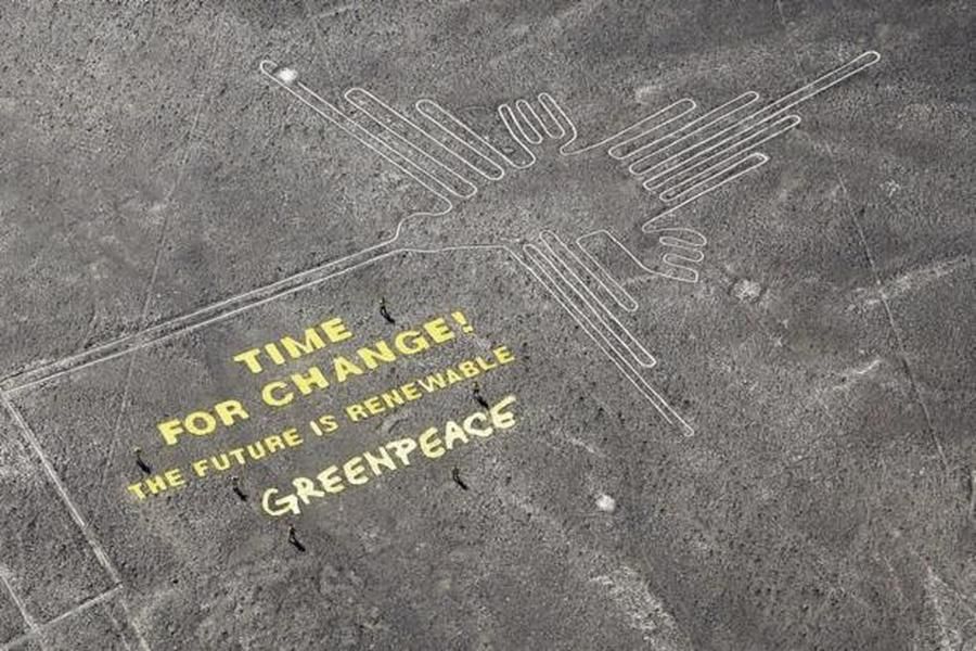 Greenpeace in hot water after Nazca Lines escapade