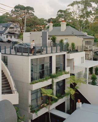 concrete australian house exterior