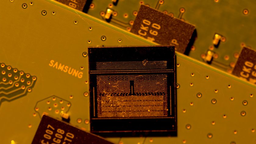 Samsung NAND Flash memory chip.