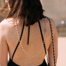 girls back after using a body wash