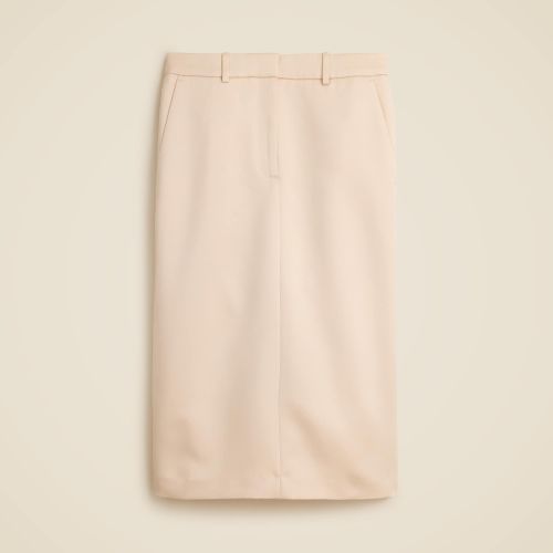 Trouser Pencil Skirt in Duchesse Satin