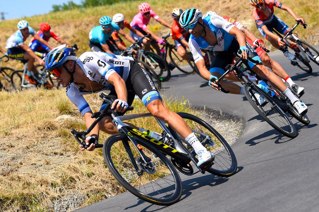 Matteo Trentin in the bunch