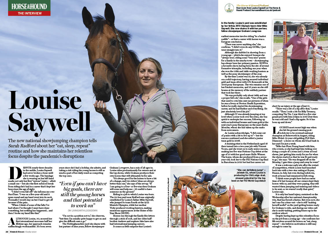 FT 3pp H&amp;amp;H interview Louise Sayw