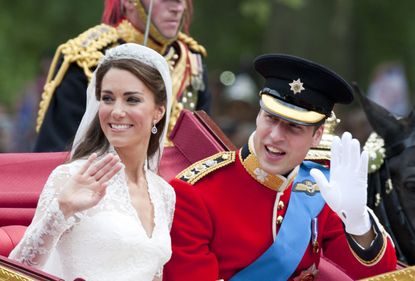 Prince William, Duke Of Cambridge And Catherine, Duchess Of Cambridge following their marriage