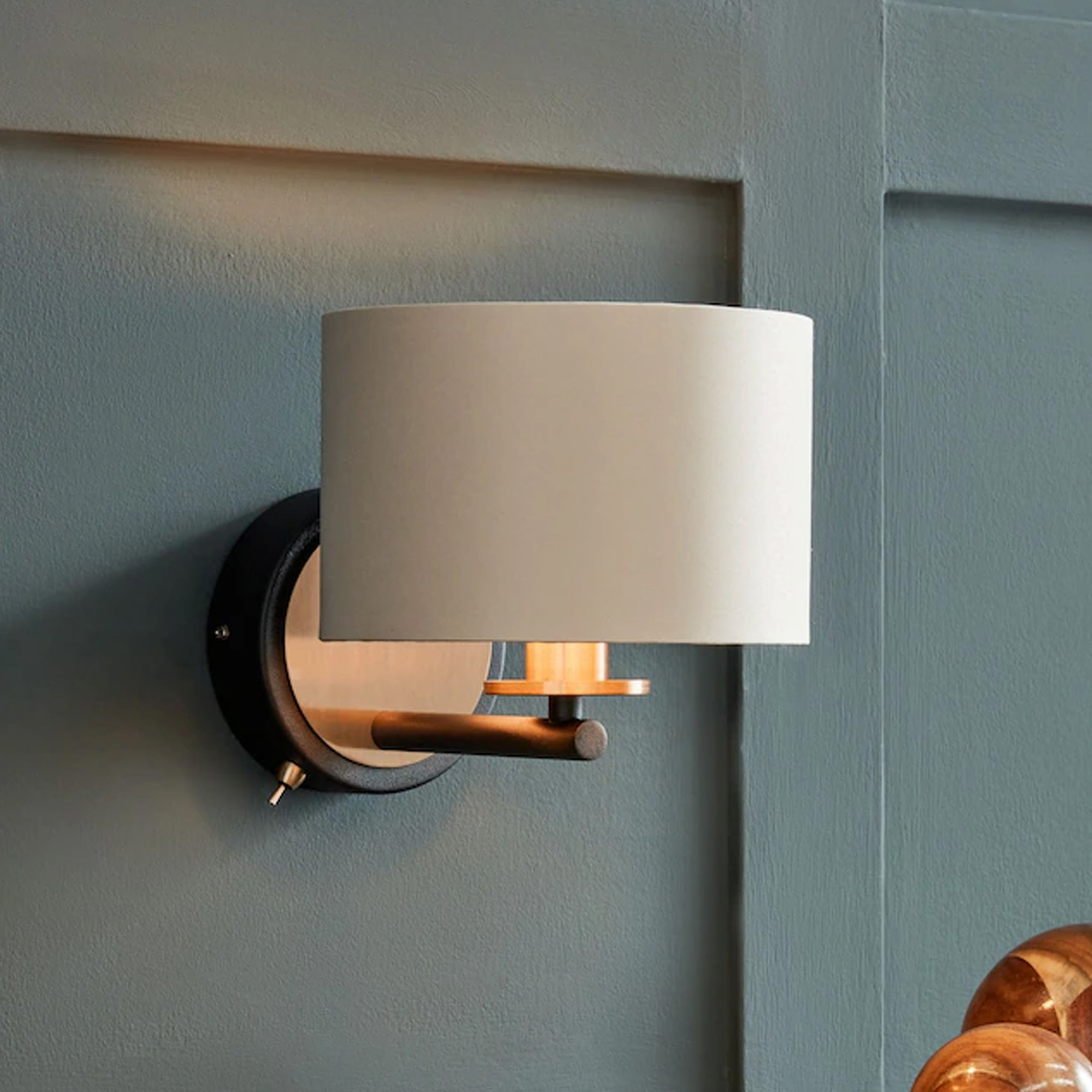 Next Brass Hudson 1 Light Wall Light