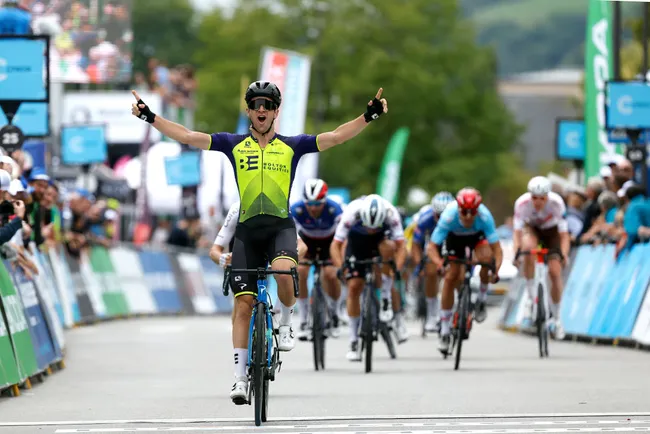 Aaron Gate beffa i velocisti sul traguardo di Diekirch (Getty Images)