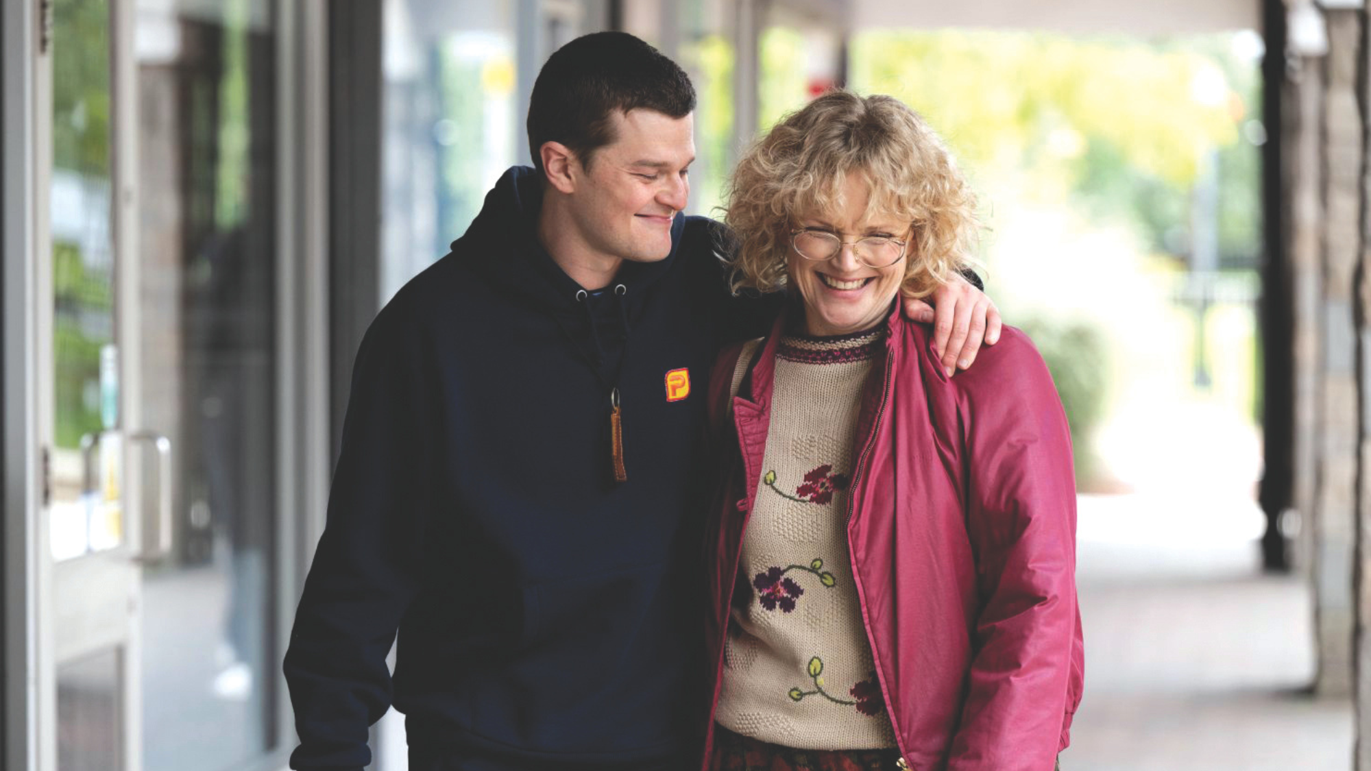 John Davidson and his mum
