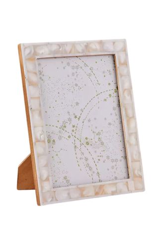 Anthropologie Mother-of-Pearl Picture Frame - wedding gift ideas