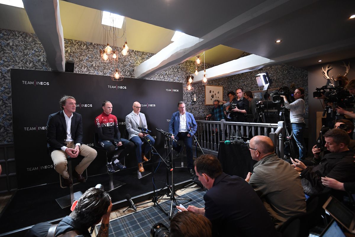 The press conference took place in a top secret location
