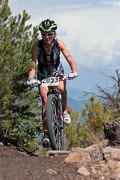 Heather Irmiger built on her lead into the dirt and won by a fair margin.