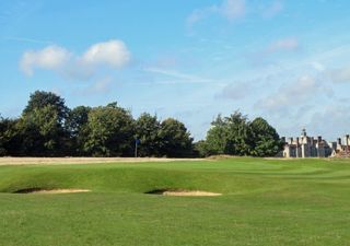 Knole House, once an archbishop's palace, overlooks the 6th hole