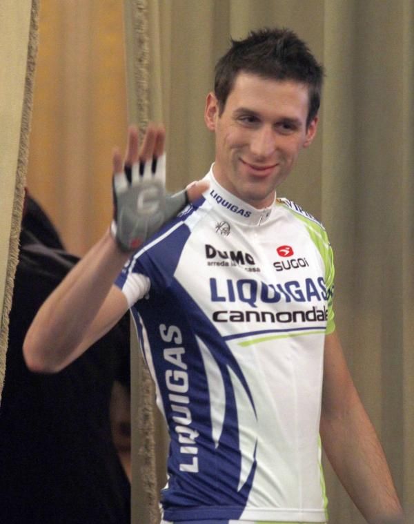 Tiziano Dall'Antonia is in his second year with (Liquigas-Cannondale).