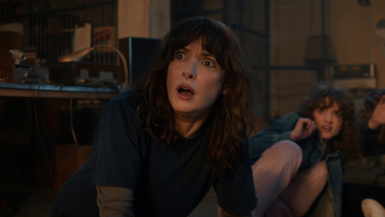 Joyce looking scared in Stranger Things 5