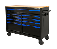 Kobalt Rolling Black Wood Work Bench