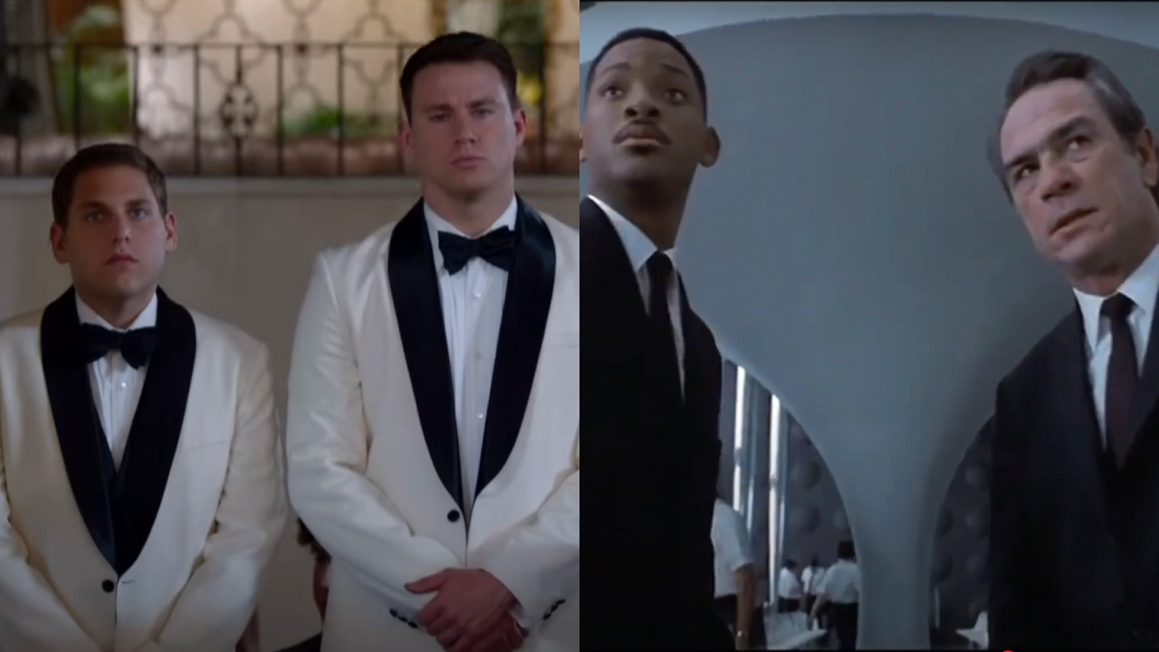 Jonah Hill and Channing Tatum in 21 Jump Street and Will Smith and Tommy Lee Jones in Men in Black