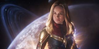 Brie Larson as Carol Danvers Captain Marvel in Avengers Endgame Marvel Studios