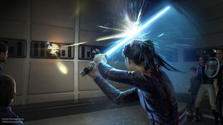 Star Wars Day: Lightsaber training on the Galactic Starcruiser