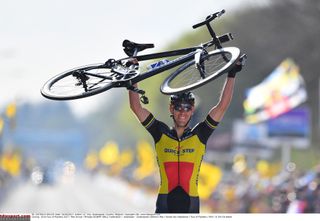 Philippe Gilbert (Quick-Step Floors) wins the 2017 Tour of Flanders