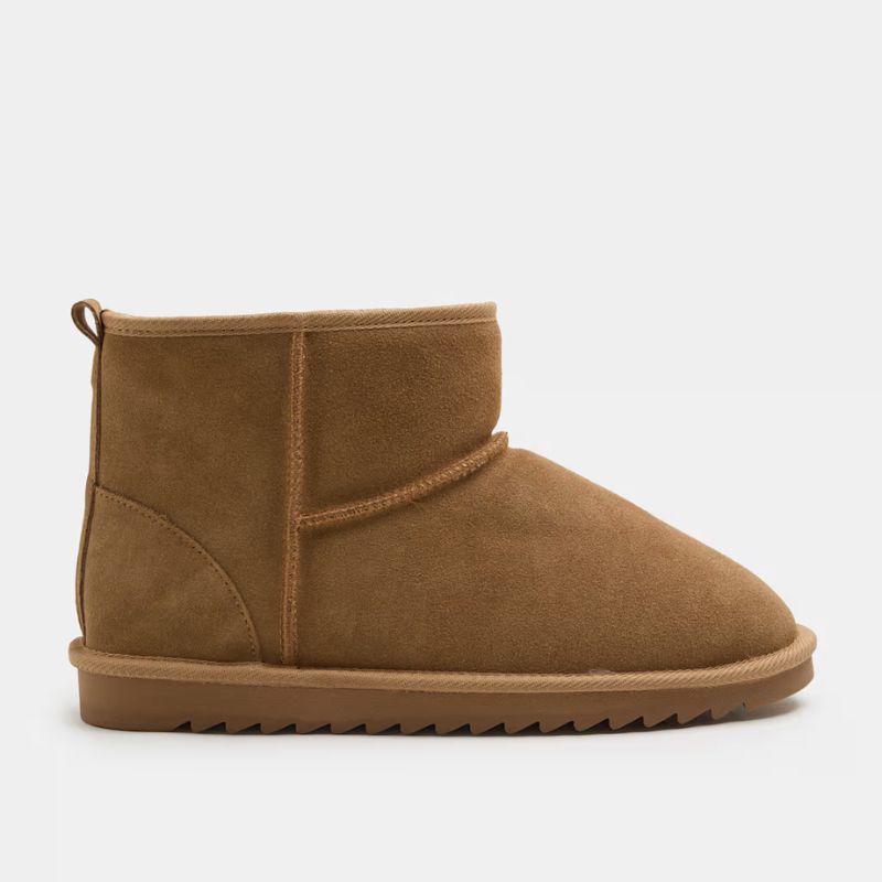 M&amp;amp;S, Suede Slipper Boots with Freshfeet&amp;trade;