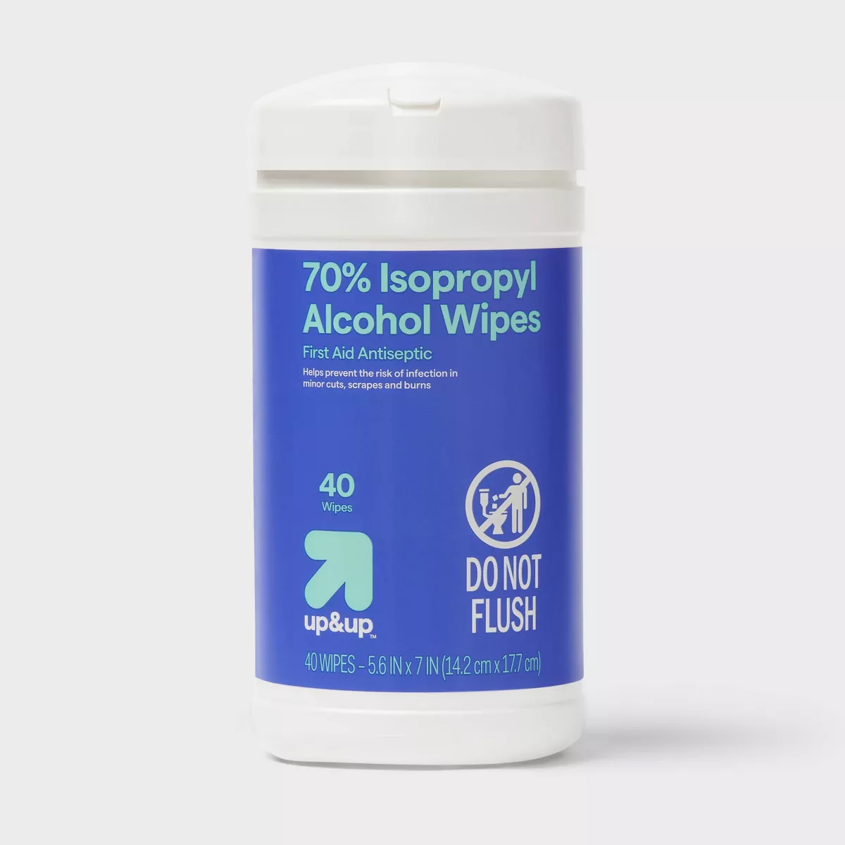 Isopropyl 70% Alcohol Wipes - 40ct - Upu0026#38;upu0026#8482;