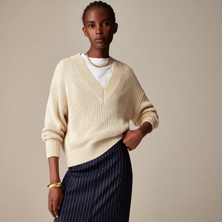 J.Crew, Pullover V-Ausschnitt Santai