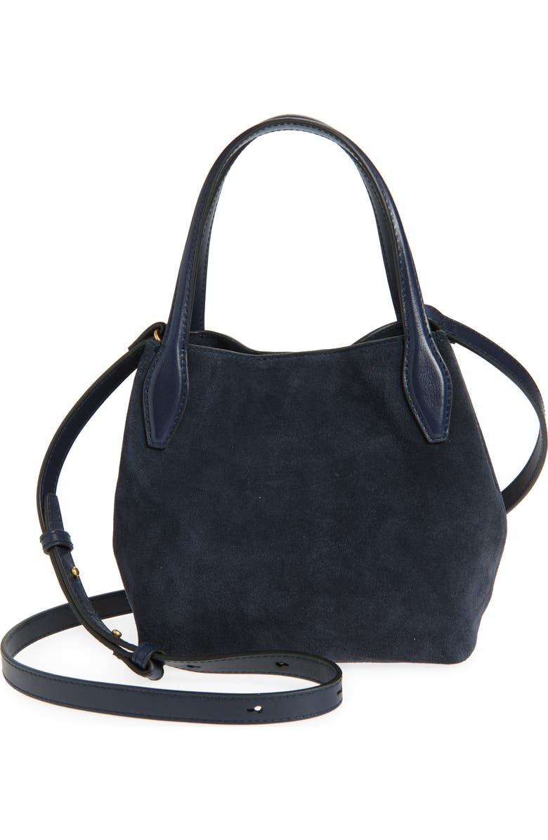 The Mini Suede Shopper Tote