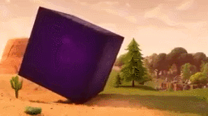  - fortnite purple cube moving
