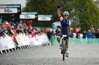  France’s Pauline Ferrand-Prévot wins the elite women’s XCO at the 2023 UCI Mountain Bike World Championships