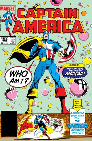 Paul Neary's cover for Captain America #307