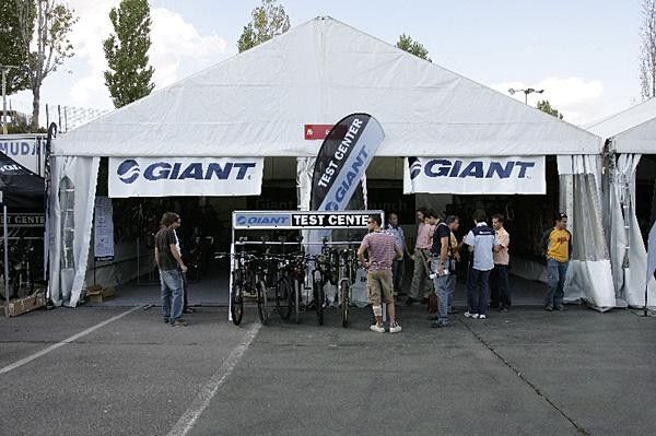 The Giant stand at Festibike 2007