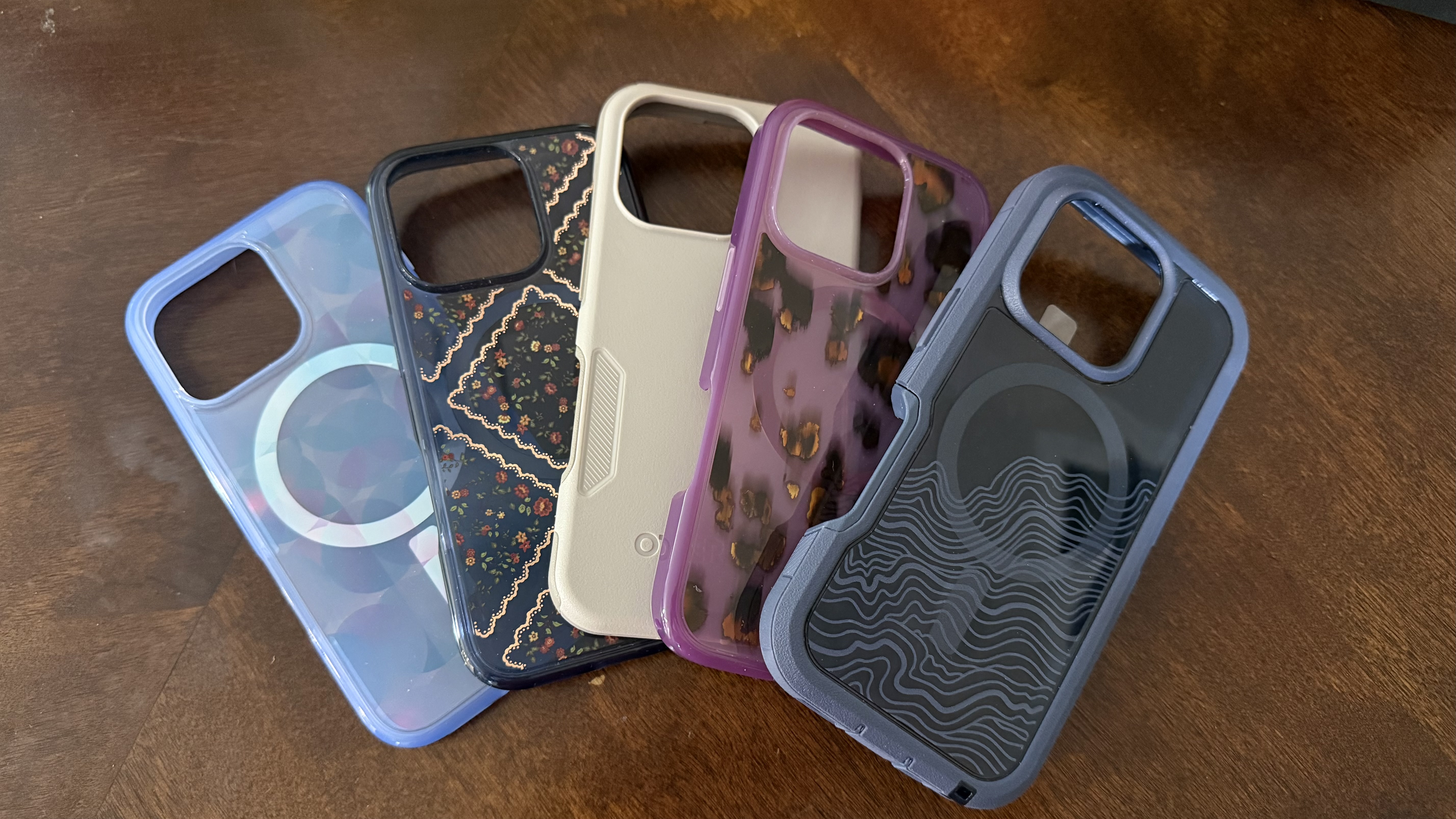Variety of iPhone 16 Pro cases from OtterBox