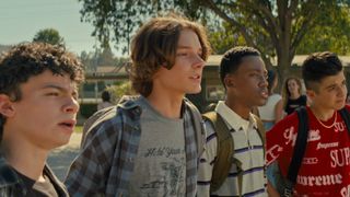 Raphael Alejandro, Mason Thames, Ramon Reed and Bardia Seiri in Netflix's Incoming