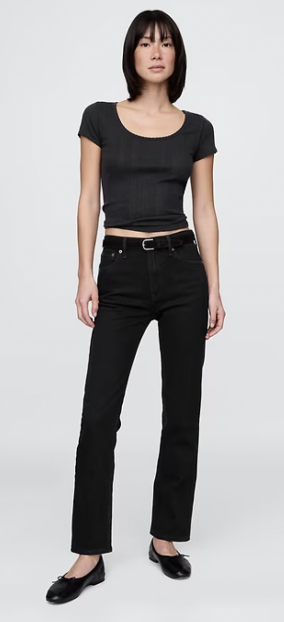 Gap, High Rise &#039;90s Slim Straight Jeans