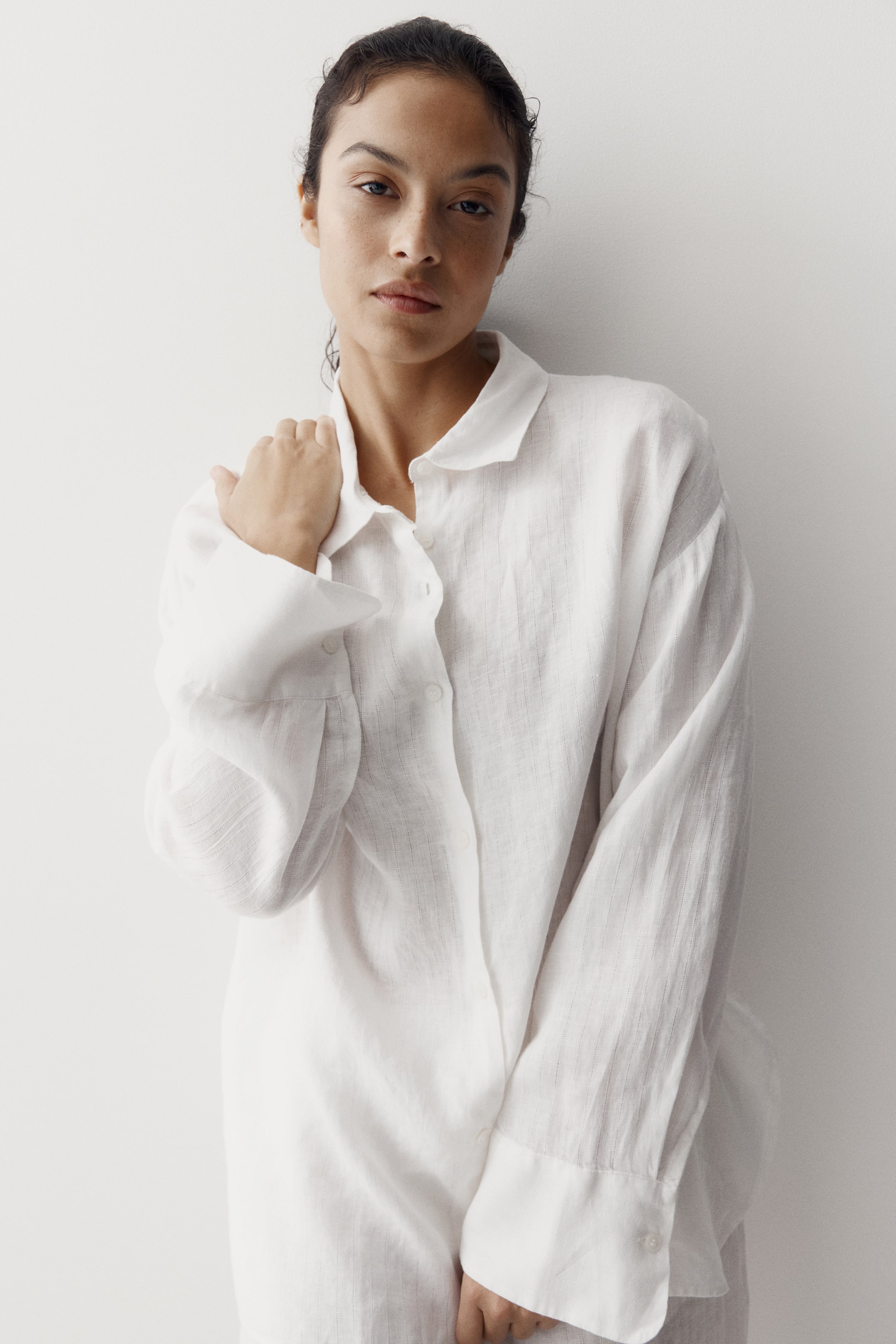 Oversized Linen Shirt