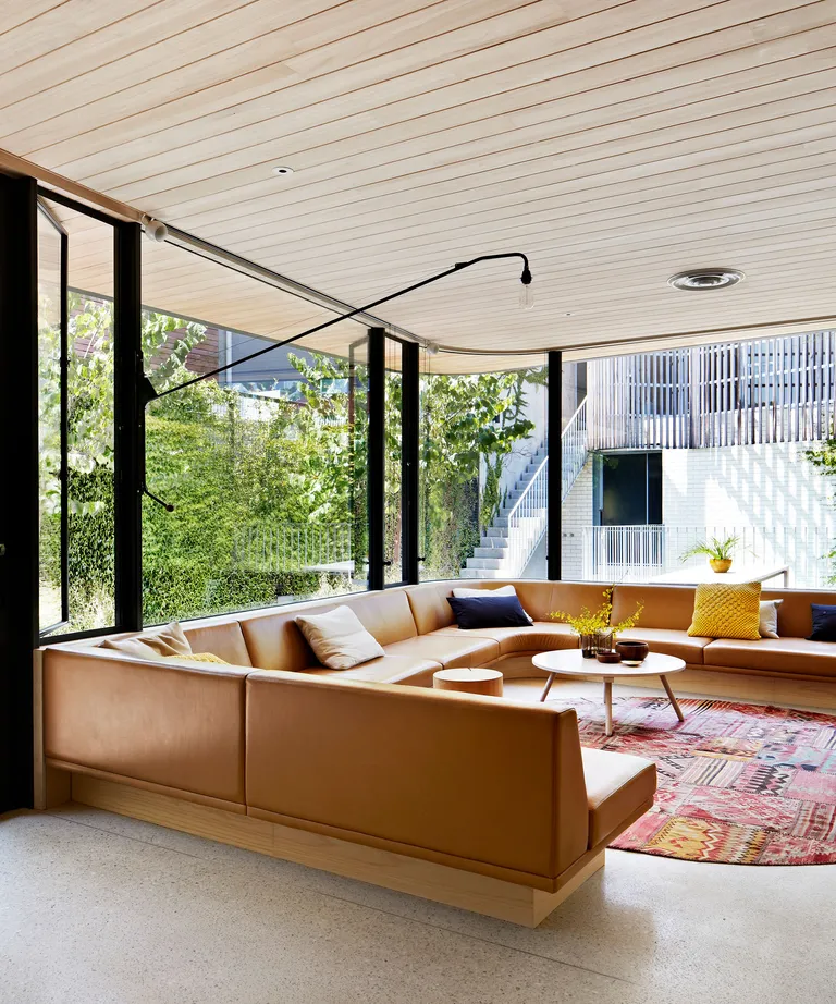 Bohemian living room ideas Seventies style