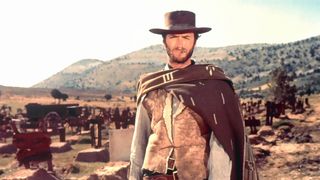 Clint Eastwood dressed as a cowboy in The Good, the Bad and the Ugly