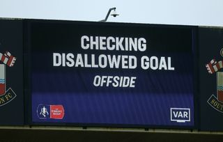 Big screens now provide more information about what the VAR is checking