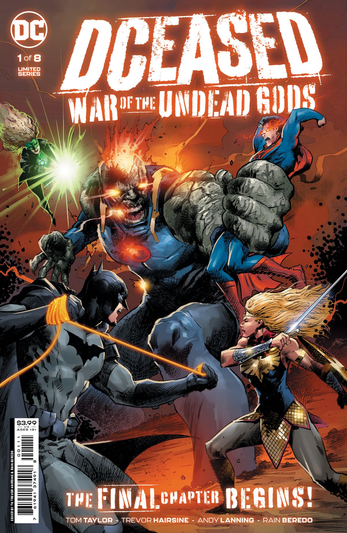 DCeased: War of the Undead Gods #1 cover
