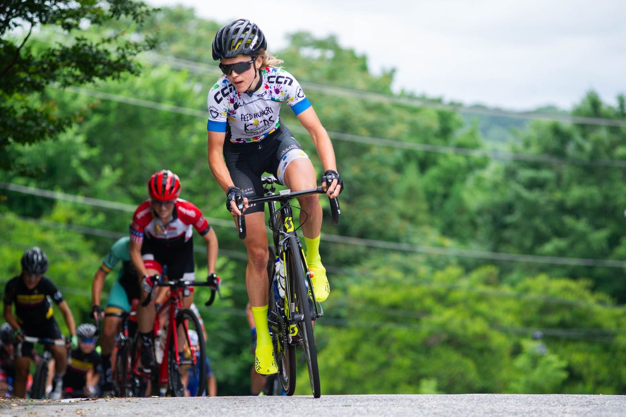 Riders start to attack early at the Winston-Salem Cycling Classic