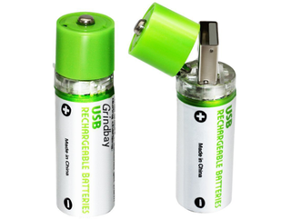 Grindbay USB Rechargeable AA Batteries
