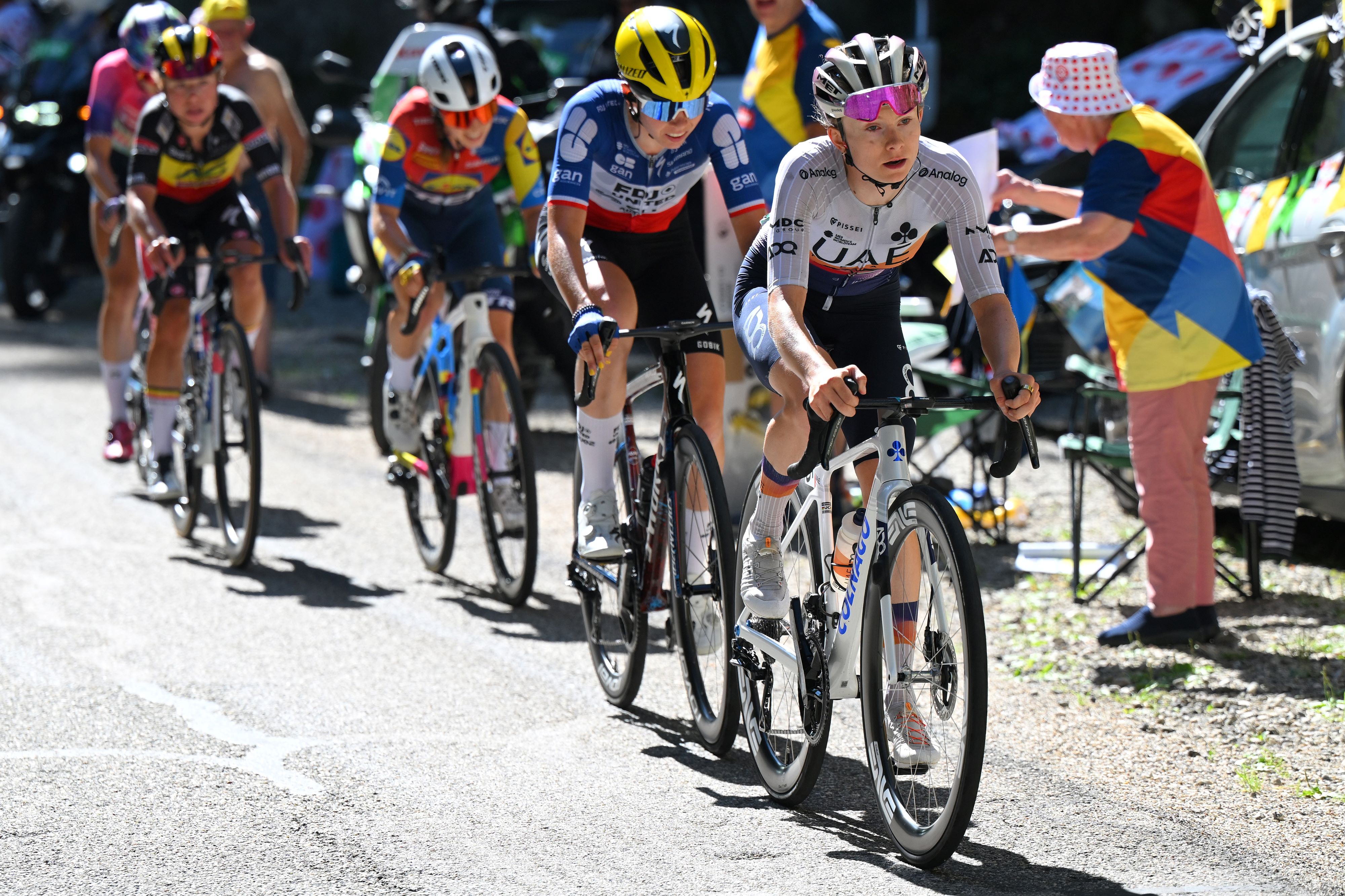 As it happened: France take one-two yet again as Le Court salvages yellow at Tour de France Femmes stage 7