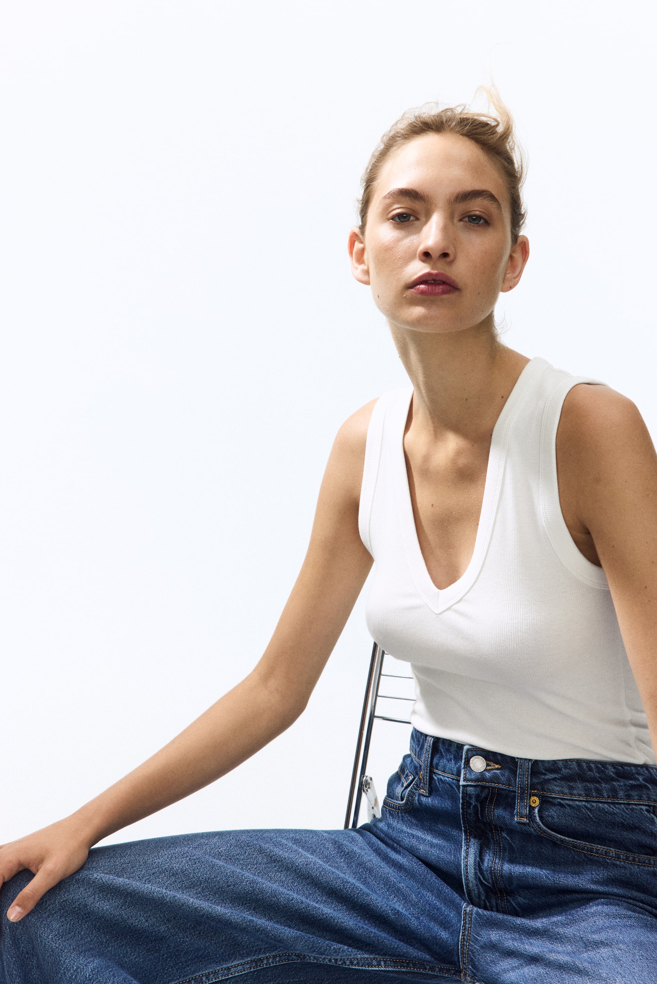 Ribbed Vest Top