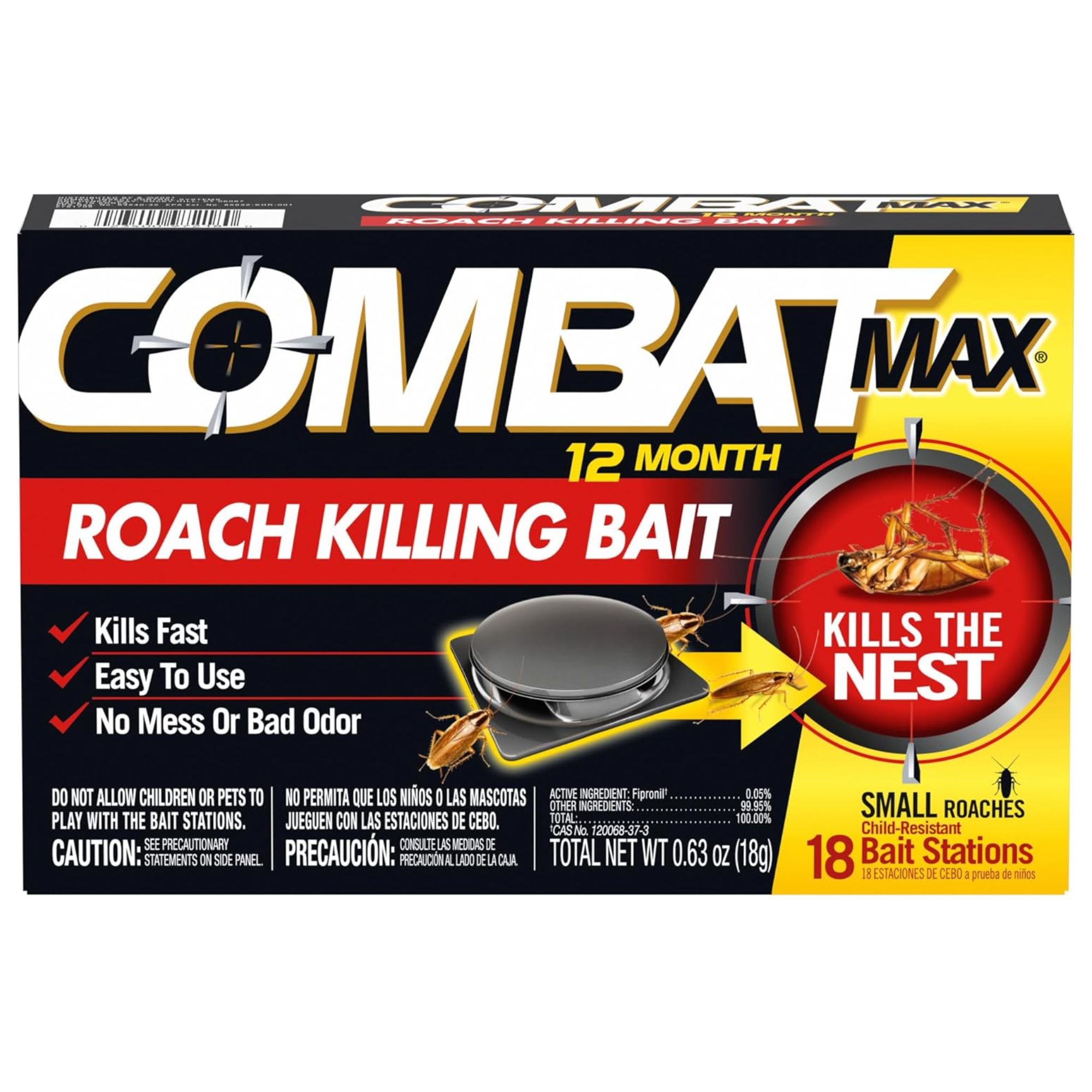 Combat cockroach killing bait