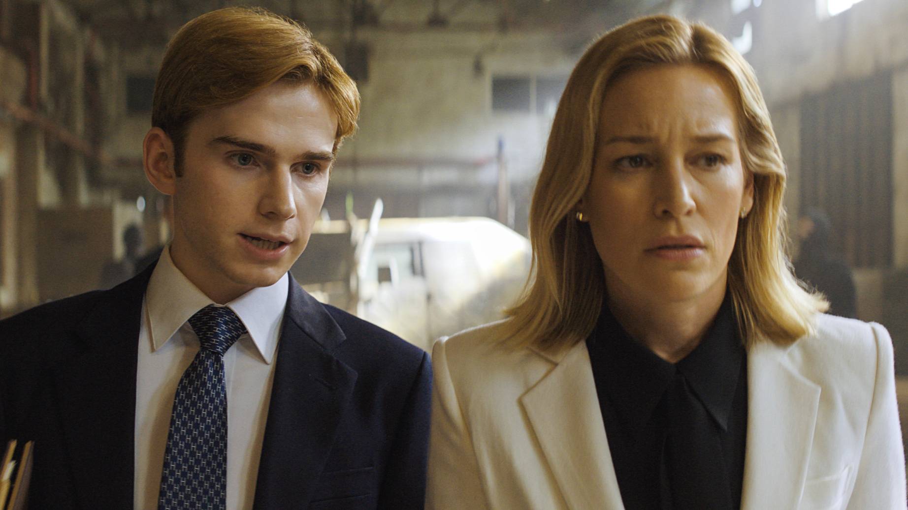 Louis Landau and Piper Perabo in Butterfly on Prime Video