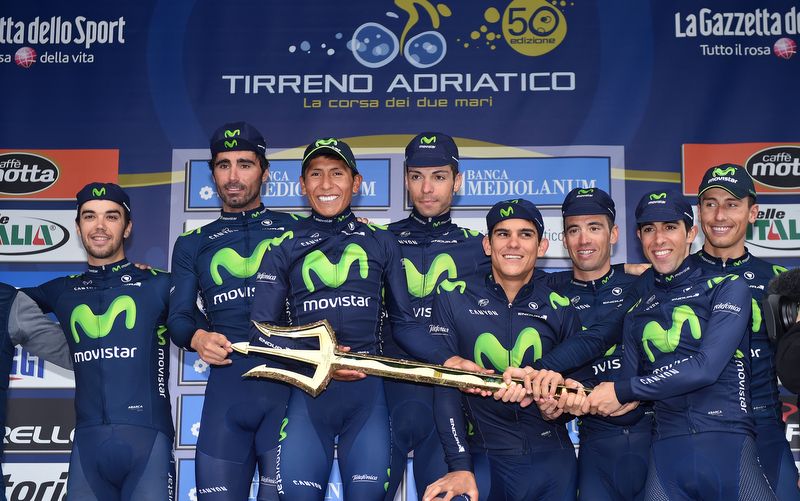 Movistar collected the team prize