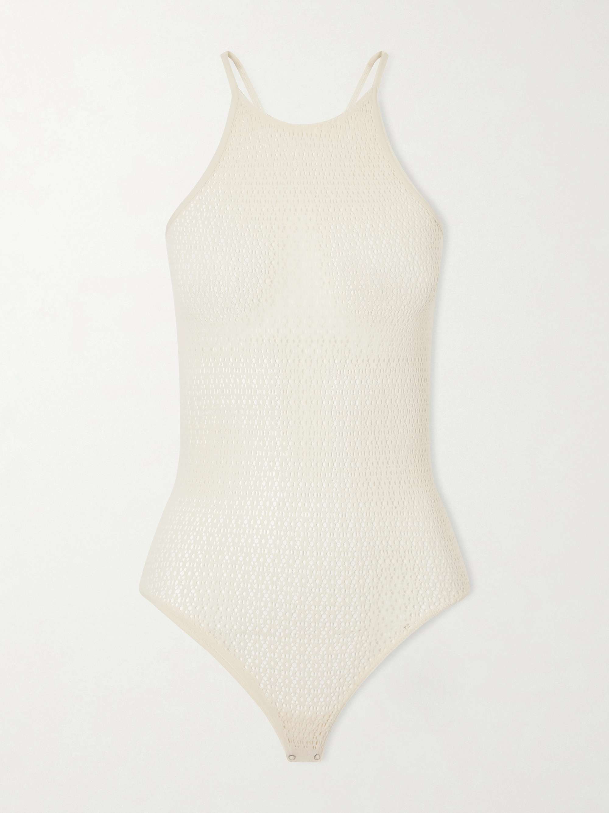 Daisy Stretch-Mesh Bodysuit