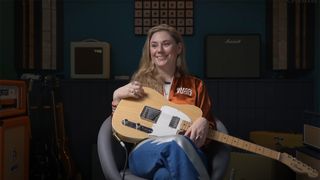 Joanne Shaw Taylor with the albert collins signature telecaster